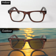 Splash - Original - Transition - Wooden - Acetate - Wayfarer - Square - Optics - Eyewear