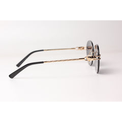 Cartier - R16 - Black - Golden - Rimless - Metal - Round - Sunglasses - Eyewear