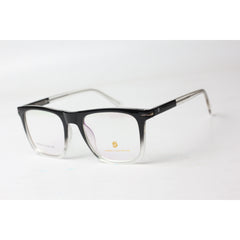 David Beckham - 2110 - Black - White Transparent - Acetate - Square - Optics - Eyewear