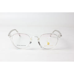 David Beckham - 2109 - Transparent White - Acetate - Round - Optics - Eyewear