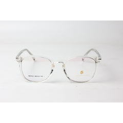 David Beckham - 2107 - Transparent White - Acetate - Round - Optics - Eyewear