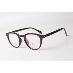 David Beckham - 2109 - Oak Brown - Acetate - Round - Optics - Eyewear