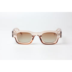 XSHADES - Rapperz - 7100 - Transparent - Brown Gradient - Polarized - Acetate - Square - Sunglasses - Eyewear