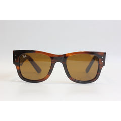 Ray Ban - Mega Wayfarer - Marble Brown - Sqaure - Premium Sunglasses - Eyewear