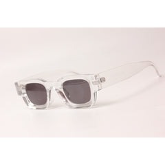 XSHADES - Rapperz - 7100 - شفاف أبيض - أسود - أسيتات - مربع - نظارات شمسية - نظارات طبية 