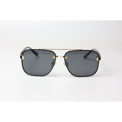 Maybach - 5700 - Black - Gray Wooden Texture - Lightweight - Metal - Square - Sunglasses - Eyewear