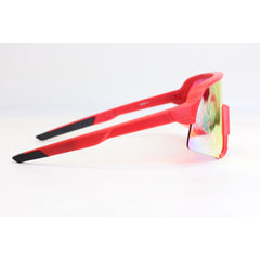 Sportix - Red - Orange Mercury  - TR - Light Weight - Sports - Curved - Rectangle - Sunglasses - Eyewear