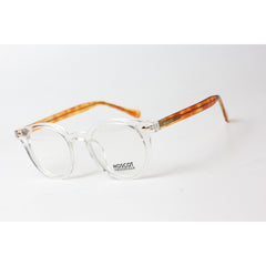 Moscot - GREPS - Transparent White - Brown - Acetate - Round - Optics - Eyewear