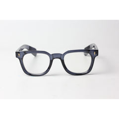 Moscot - ZAYDE - Transparent Blue - Acetate - Rounded Square - Optics - Eyewear