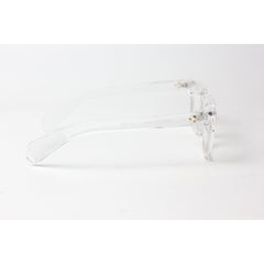 Moscot - ZAYDE - Transparent White - Acetate - Rounded Square - Optics - Eyewear