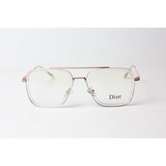 Iron Man - 9000 - Dior - Transparent - Golden - Metal - Acetate - Flight - Blue Cut - Square - Eyewear