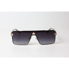 Maybach - 5455 - Golden - Black Gradient - Metal - Acetate - Rectangle - Sunglasses - Eyewear