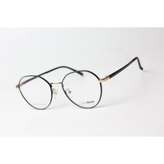 Boxidun - 1515 - Metal - Black - Golden - Round - Optics - Eyewear