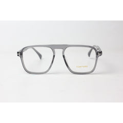 Tom Ford - 0756 - Gray Transparent - Acetate - Square - Premium Optics - Eyewear