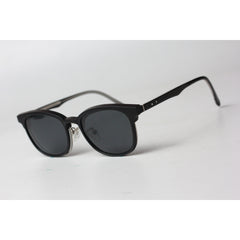 Ray Ban - 1203 - Clubmaster - Black - Silver - Attachment - Polarized - Acetate - Metal - Rectangle - Sunglasses - Eyewear