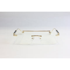 Cartier - RR65 - Transparent - Golden - Rimless - Metal - Rectangle - Optics - Eyewear