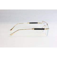 Cartier - RR65 - Transparent - Golden - Rimless - Metal - Rectangle - Optics - Eyewear