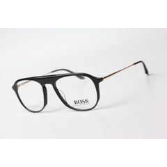 Hugo Boss - Black - Golden - Acetate - Metal - Aviator Round - Premium Optics - Eyewear