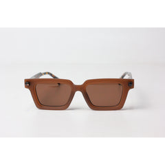 Marc Jacobs - 9565 - Matt Brown - Tortoise - Acetate - Rectangle - Sunglasses - Eyewear