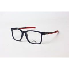 Oakley - METALINK - OK02 - أزرق غير لامع - أحمر - TR - منحني - خفيف الوزن - مربع - نظارات بصرية متميزة - نظارات 